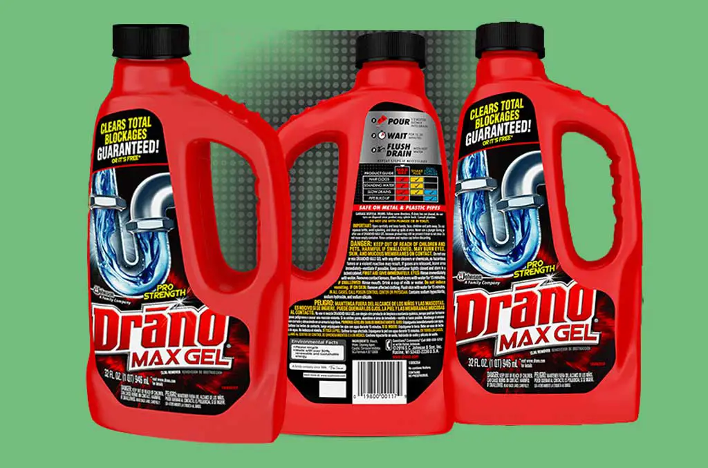 is drano max gel safe for bathroom sink